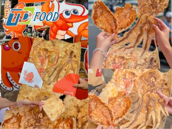 Bánh gạo hóa thạch hải sản